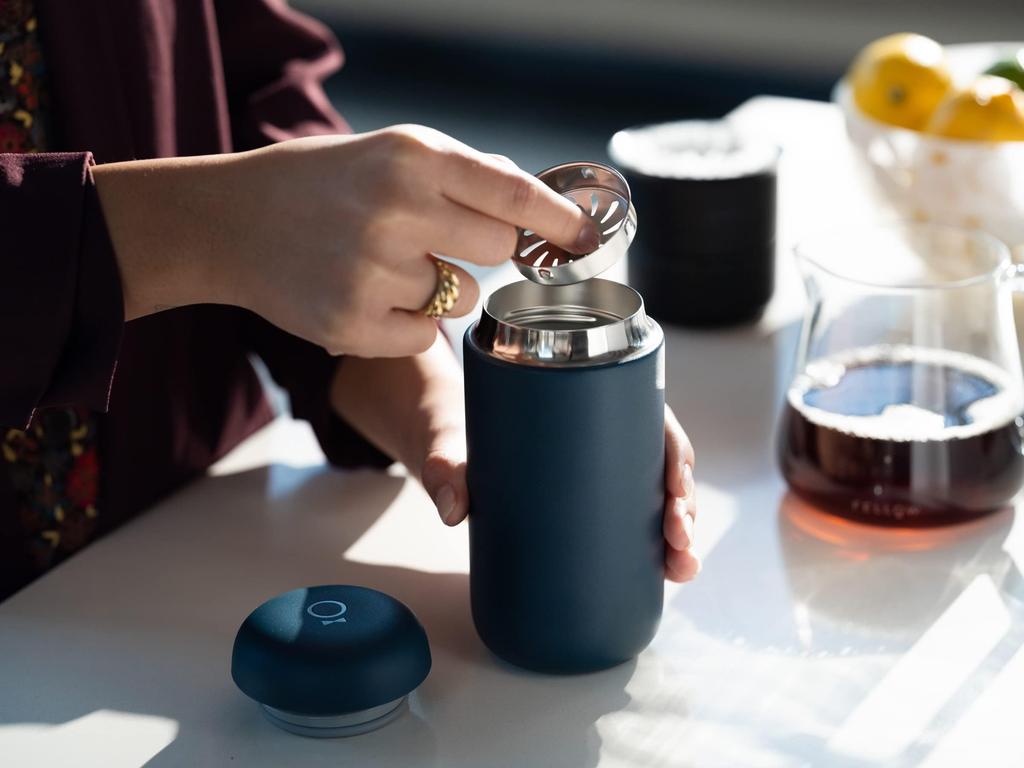 Fellow Carter Move Official Insulated Travel Mug 12oz Mug, Manufacturer (Stone Blue, (350ml))