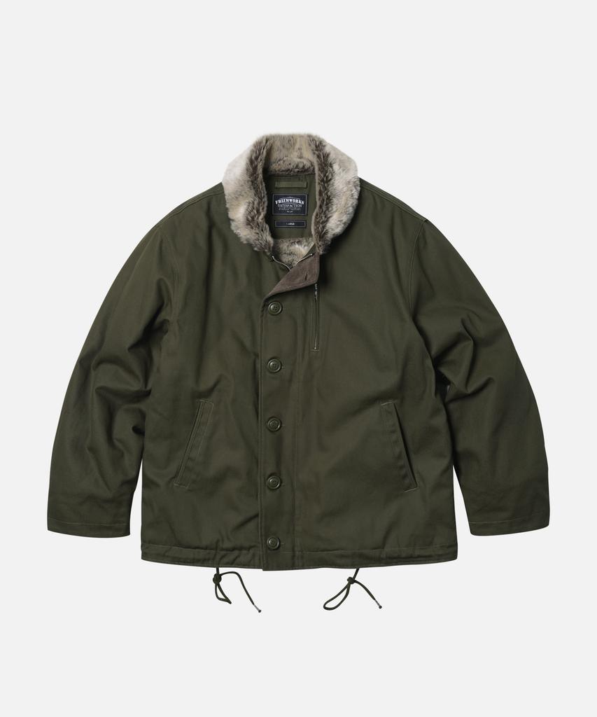 Frizmworks Edgar N-1 Deck Jacket _ Olive
