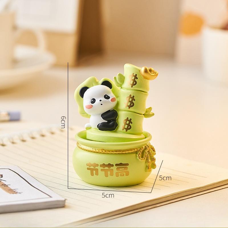 Panda Turn, Mood Stability, Office Workstation, Desktop Decoration, Gifts, Cute Handmade Ornaments