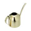 (Gold) Stainless Steel Long Spout Watering Can for Flowers and Plants, Small Watering Can, Gardening Tool, 450ml 16.9oz