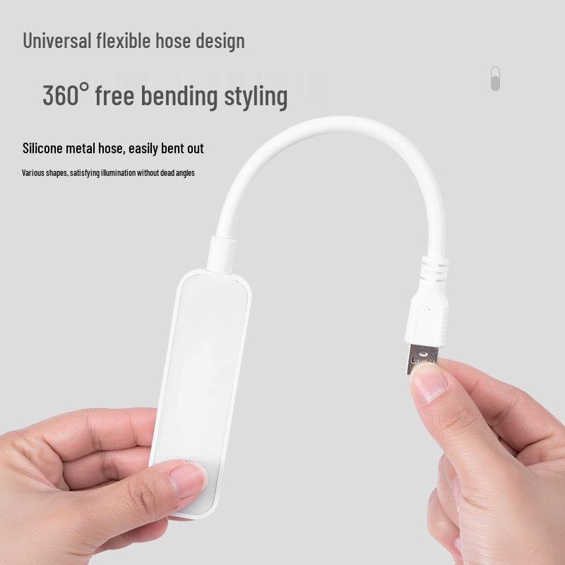 USB LED Eye-Protecting Night Light: Portable Mini Table Lamp for Power Bank or Dormitory Reading