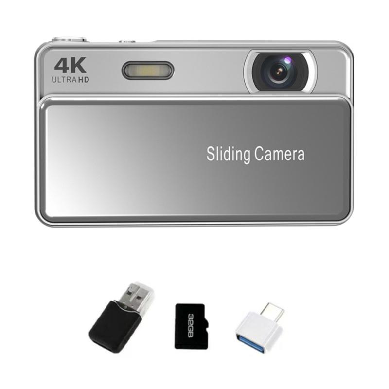 Digital Camera Slide Camera Card Campus Camera With 32GB Internal Storage Card For Easy Daily Photography Accessories