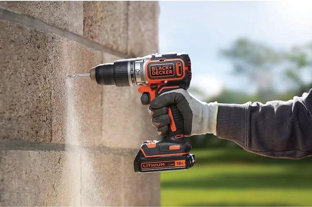 Шуруповёрт ударный аккумуляторный Black & Decker BL188N без аккумулятора и зарядного