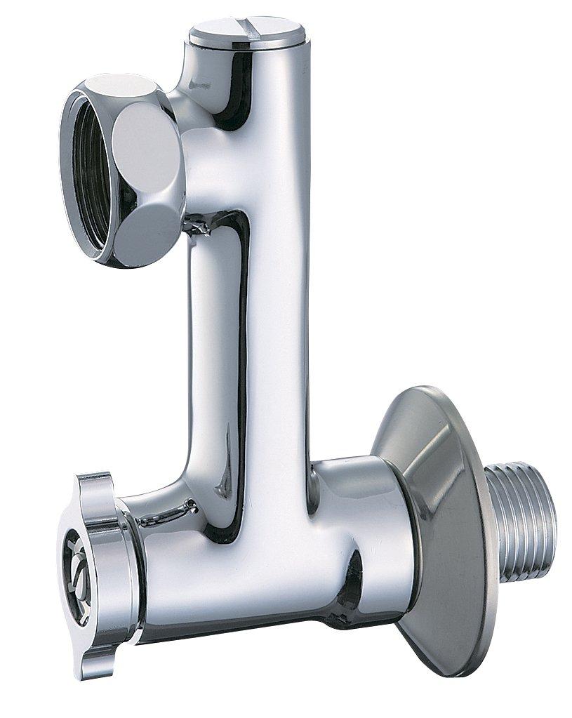 SANEI Benly Eccentric Pipe with Drain, U3-80X-70, Flow Control, Built-in Strainer, Cold Climate Model