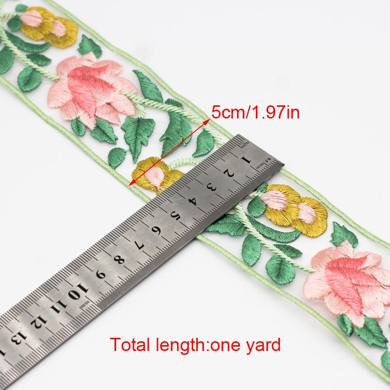 

Винтажный этнический стиль Китайская вышивка кружево Китайский стиль органза вышивка Ханьфу одежда юбка боковой край аксессуары Аксессуары