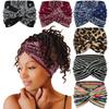 Tiara Torcida Larga para Mulheres Turbante Extra Grande Faixa de Cabelo para Treino Moda Yoga Acessórios de Cabelo Boho Torcido Espesso