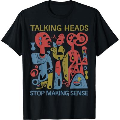 Tricou Grafic Talking Heads Stop Making Sense pentru Iubitorii de Muzică și Fanii Trupelor și Artiștilor Iconici Negru