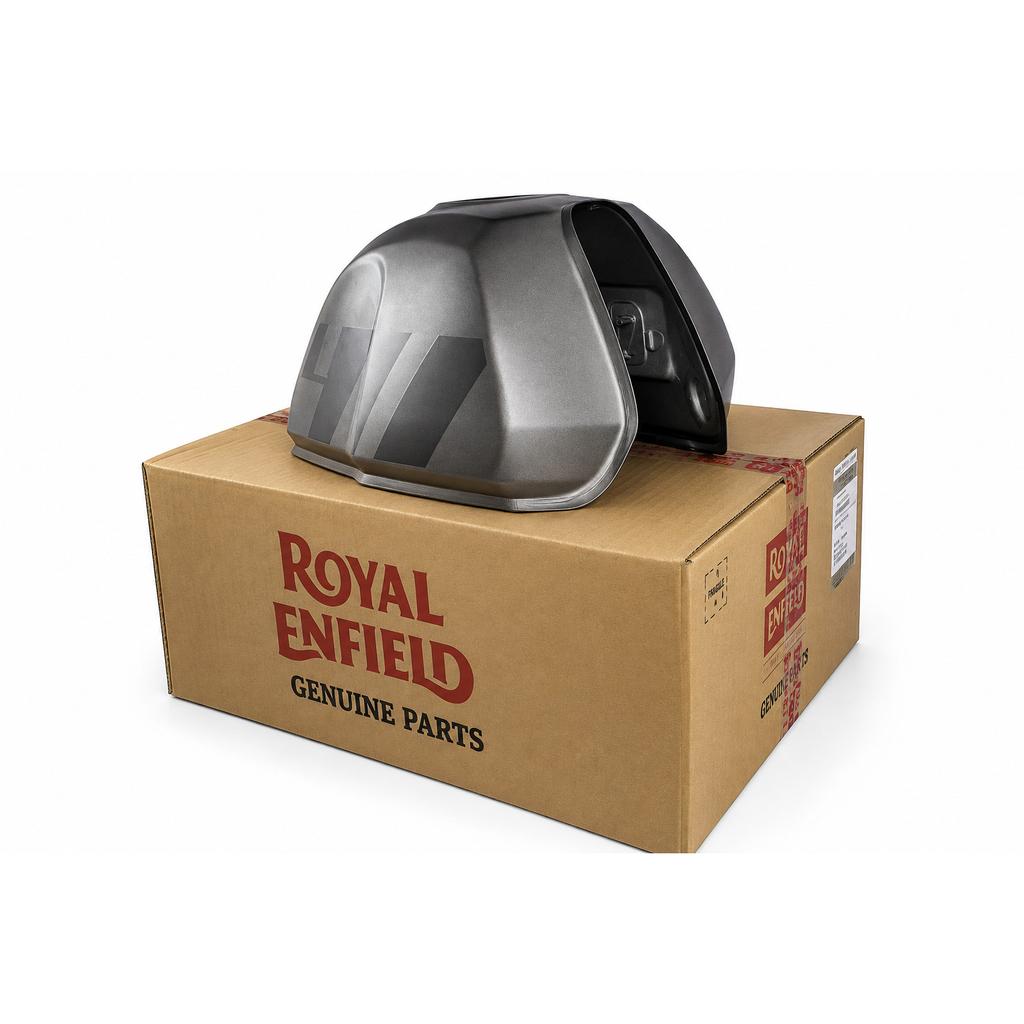 Royal Enfield Graphite Blue Scram 411 "Petrol Fuel Gas Tank Combo Pack of 3"