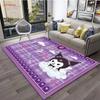 Kuromi Cartoon Anime kawaii Carpet for Living Room Bedroom Cute Rug Kitchen Door Kids Un-slip Floor Mats Alfombra Birthday gift