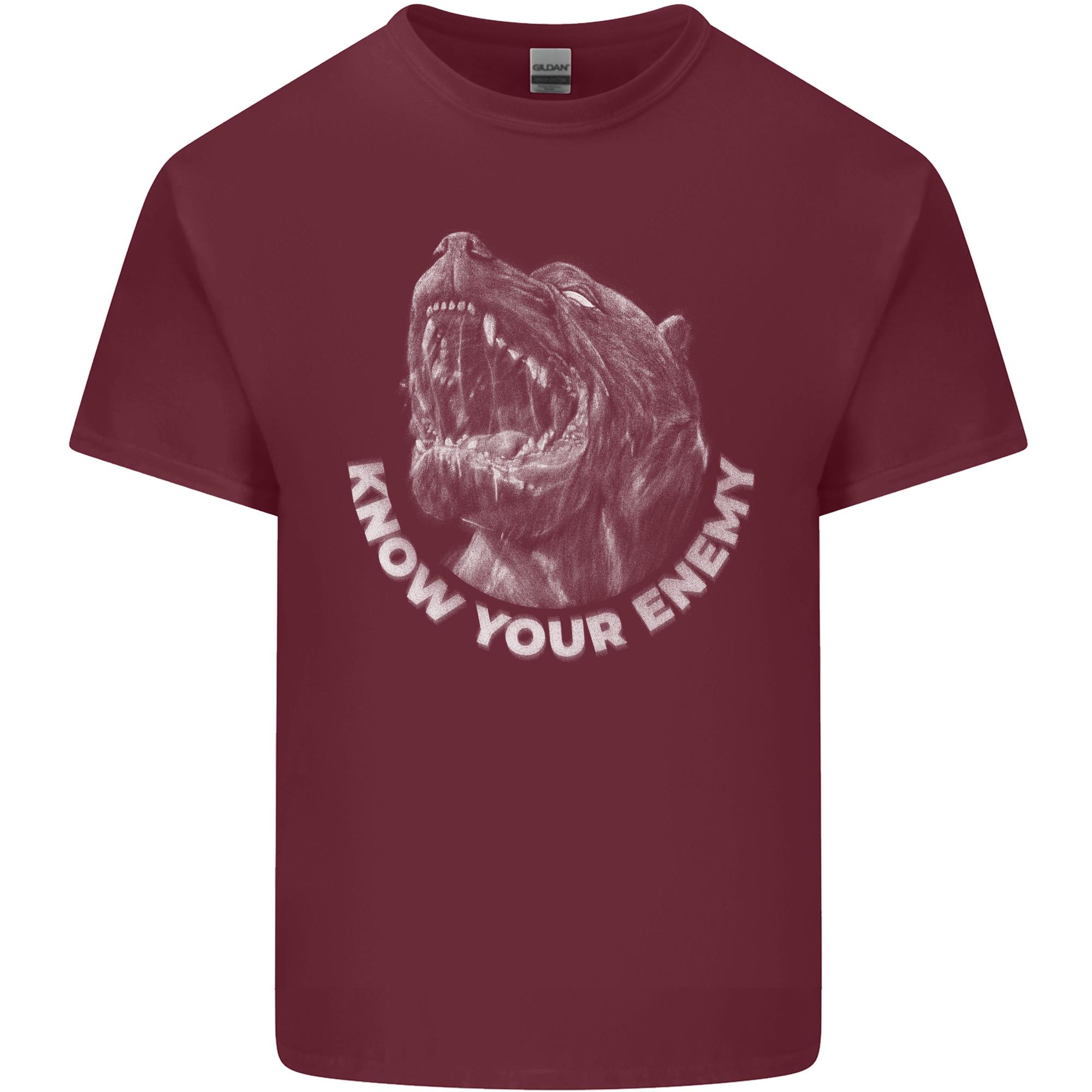 Know Your Enemy Staffy Staffordshire Terrier Unisexs Light Cotton TShirt S