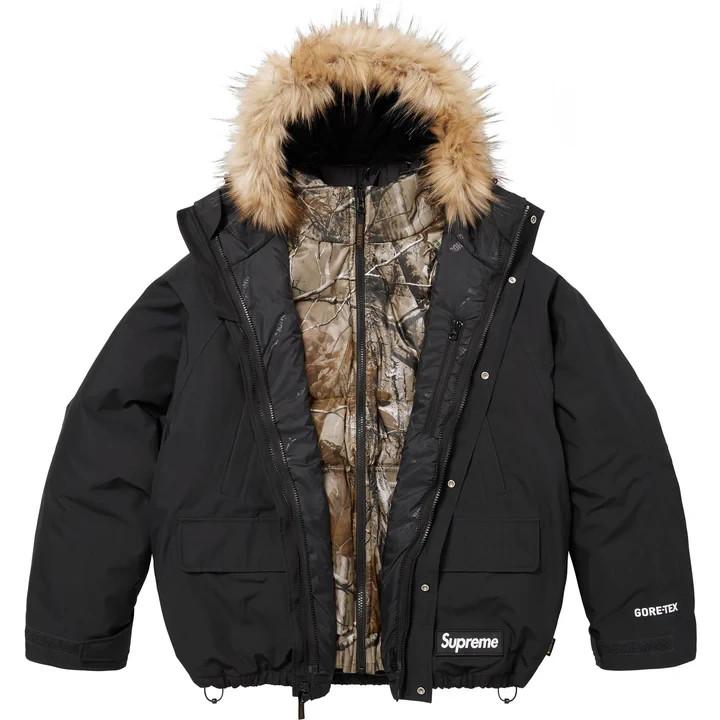 Supreme 2-in-1 GORE-TEX Parka Reversible 700-Fill Down Liner Jacket Black