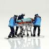 figreal 1/64 Paramedic 004 (3 figures + patient stretcher)