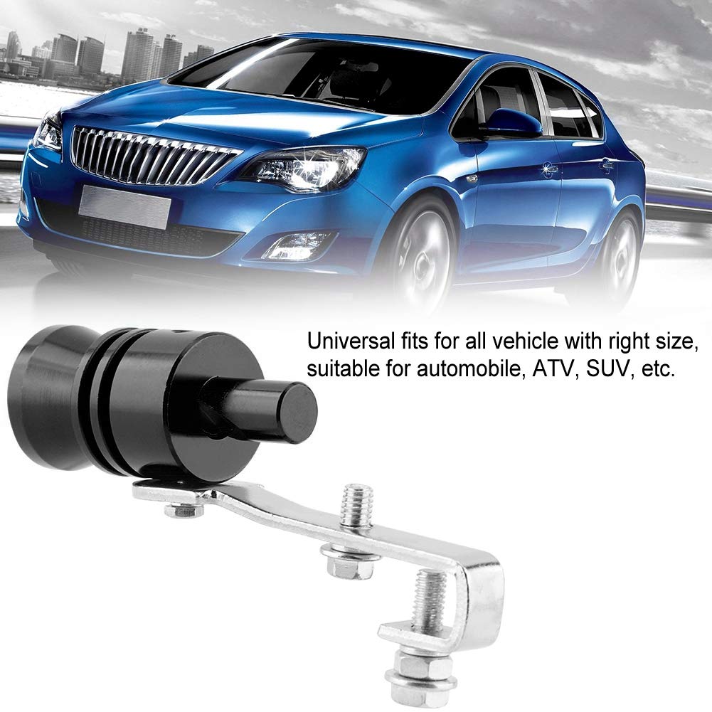 Turbo Whistle, Qiilu Universal Aluminum Alloy Car Exhaust Pipe Turbo Whistle for Car Auto