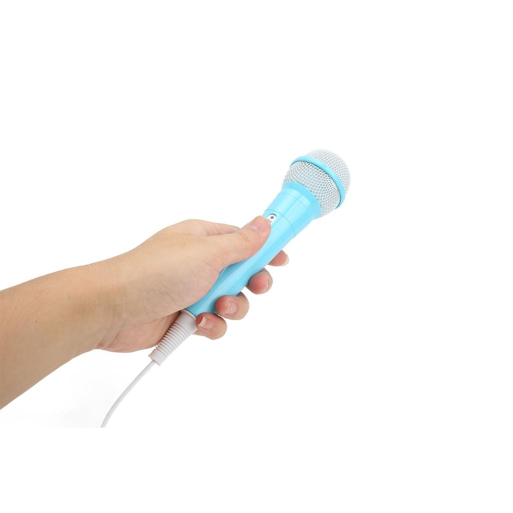 Kabelmikrofon für Kinder 3,5-mm-Stecker Geringe Verzerrung Tragbares Musikspielzeug Kinder-Gesangsmikrofon für Karaoke Familienfeier