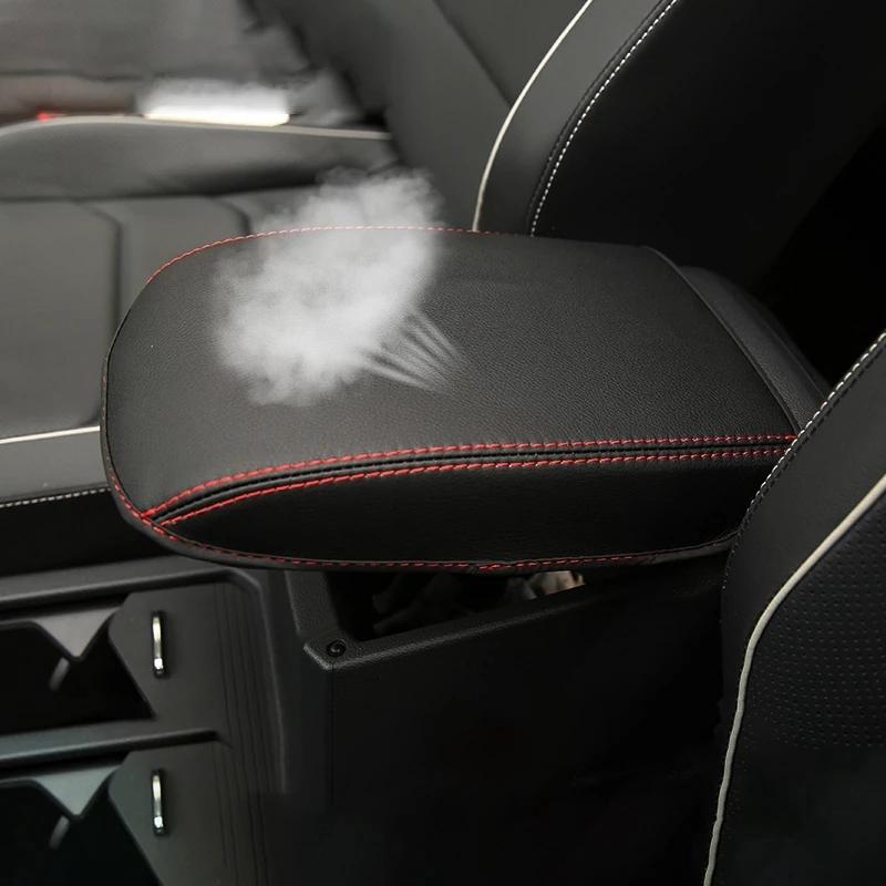 Car Center Console Armrest Box Cover Armrest Pad for Tiguan 2016-