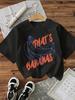 TShirt with Bananas Graphic Print Casual Crew Neck Sleeve Season Fabric Regular Length Clothing Womens Harajuku Sleeve Casual
