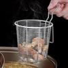 Rostfritt Stål Varm Stekkorg Oljeavrinning Sikt Nät Ravioli Sil HX6C