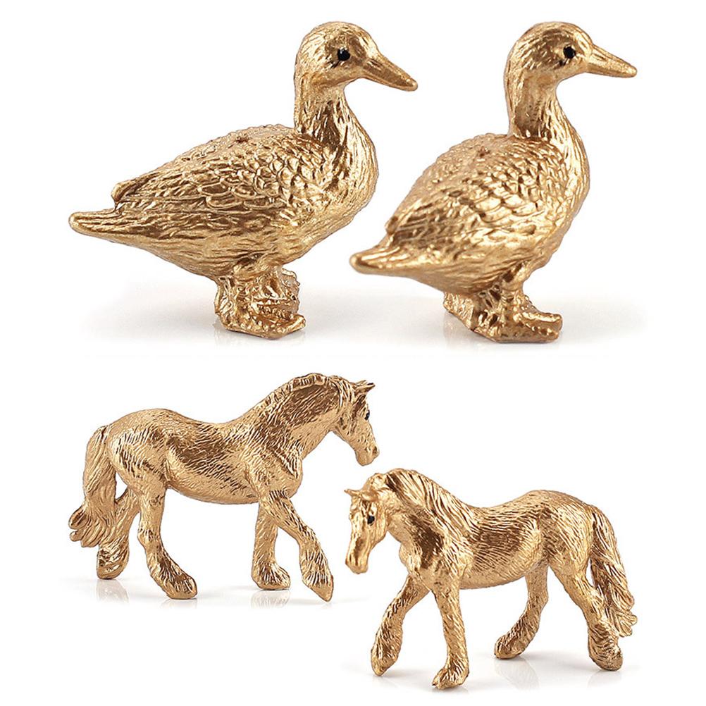 Mini Waldtierfiguren Spielzeug Wasserdicht Bauernhoftier Modell Puppen Set Feuchtigkeitsbeständig Simulation