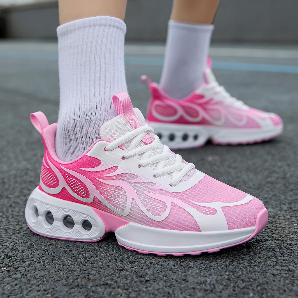 New large size comfortable shoes lightweight casual fly-woven mesh sneakers breathable running shoes