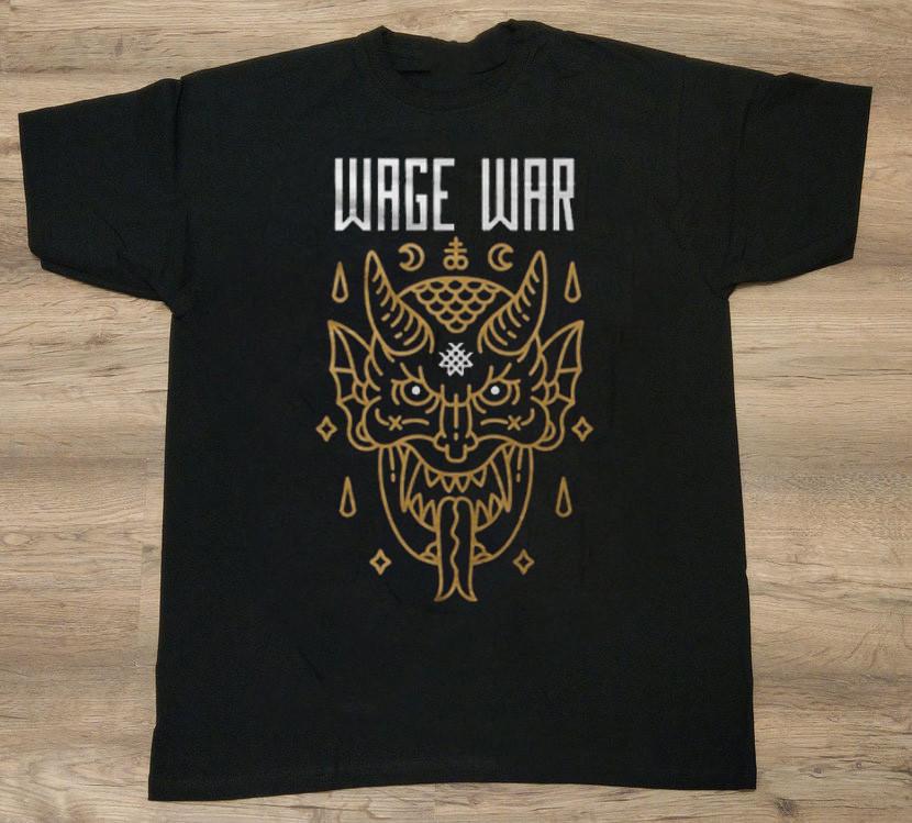 

Wage War Band Black 100% Cotton Size S To 4XL Shirt Gift For Fan BT083 Unisex T-Shirt XXXXL
