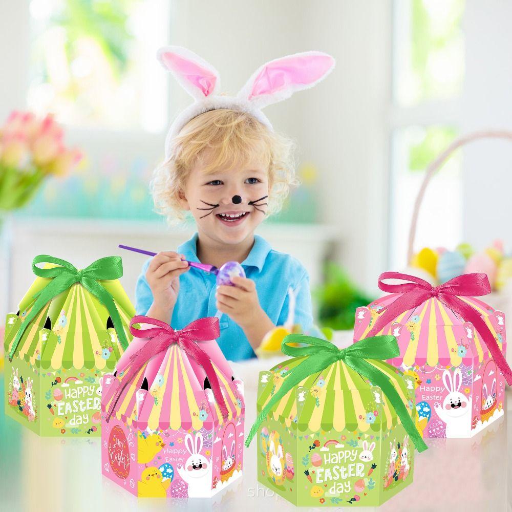 12pcs DIY Cookie Box Paper Gift Wrapping Box Fashion Packaging Basket  Party Supplies