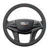 Suede Steering Wheel Cover for Cadillac XT5, XT6, CT4, CT5, XTS, GT4