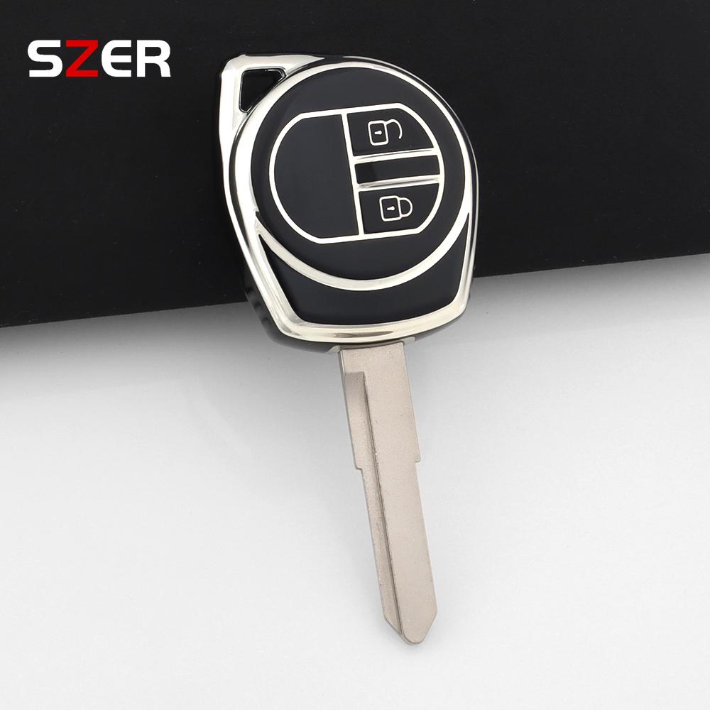 Tpu Car Remote Key Case Cover Shell For Suzuki Swift Sx4 Liana Aerio Jimny Samurai Amagatarai Grand Vitara Auto Fob Keychain