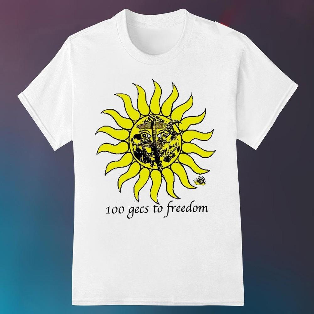 New! Hot! The Sun 100 gecs to freedom shirt S to 5XL BL286 Unisex T-Shirt XL
