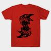 Asian Size Cotton Unisex Tshirt Print T-shirt Halloween Crow T-shirt No-Cut Print Regular Fit