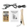 Mini Pocket Radio Receiver Portable Radios AM FM Rechargeble Sleep Time Earphone For Walkman Go Hiking