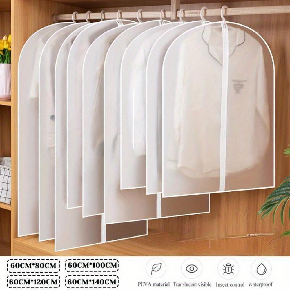 1PC Clothes Hanging Dust cover wedding Dress Cover Suit Coat Storage Bag Garment bags Organizer Wardrobe Hanging Clothing Organizers ZPG