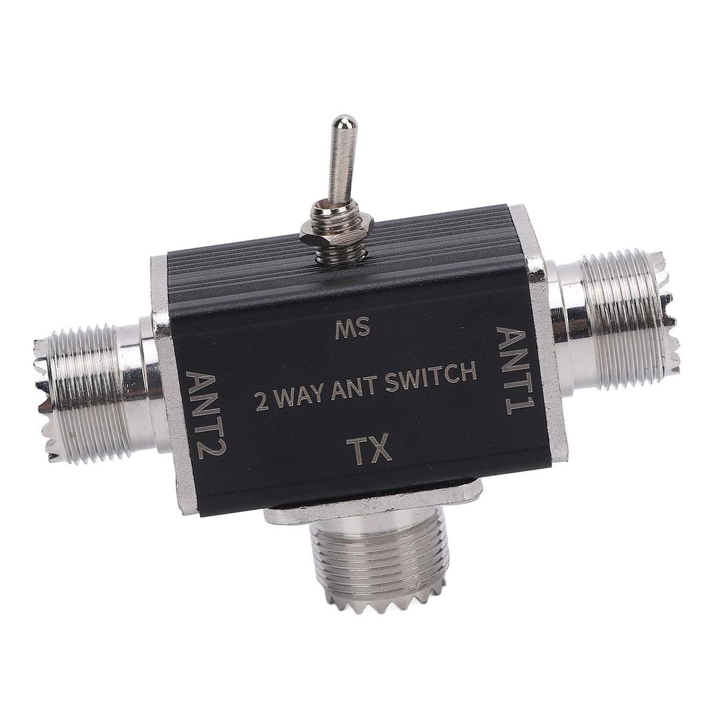 Antennae Switch 1 Input 2 Output 050MHz Frequency SO239 Interface 2 Way Manual Antennae Transfer