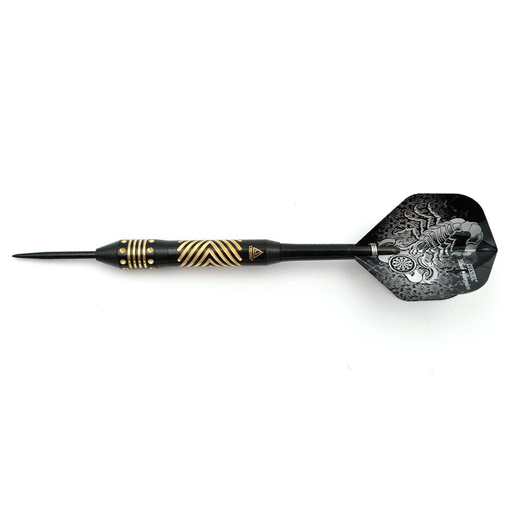 Cuesoul Black Scorpion 24g Steel Tip Brass Dart Set Pack of 6 - Pcs(CSBS-F3205)