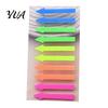 Non Blocking Text Labels Arrow Index Tab Stickers, Translucent PET Page Markers, Tabs Colorful Sticky Flags for Organizing Book And File Color