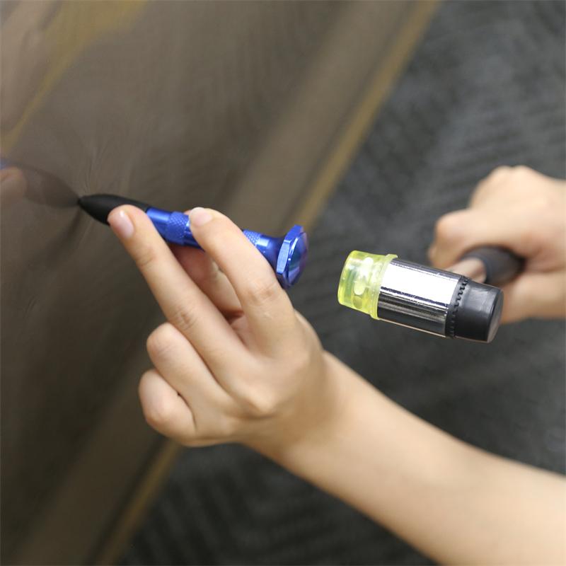 Super PDR Tools Car Paintless Care Tool New Color Blue Set Metal Tap Down Pen Hand Hammer Auto Dent Repair Tool Kit