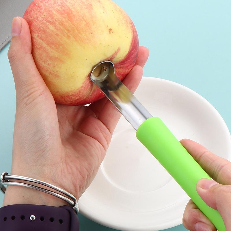 1 ks Nerezový odpeckovač ovoce Datle Třešně Hrušky Odpeckovač Odstraňovač Semínek Ovoce Kráječ Nůž Nástroje na Ovoce a Zeleninu