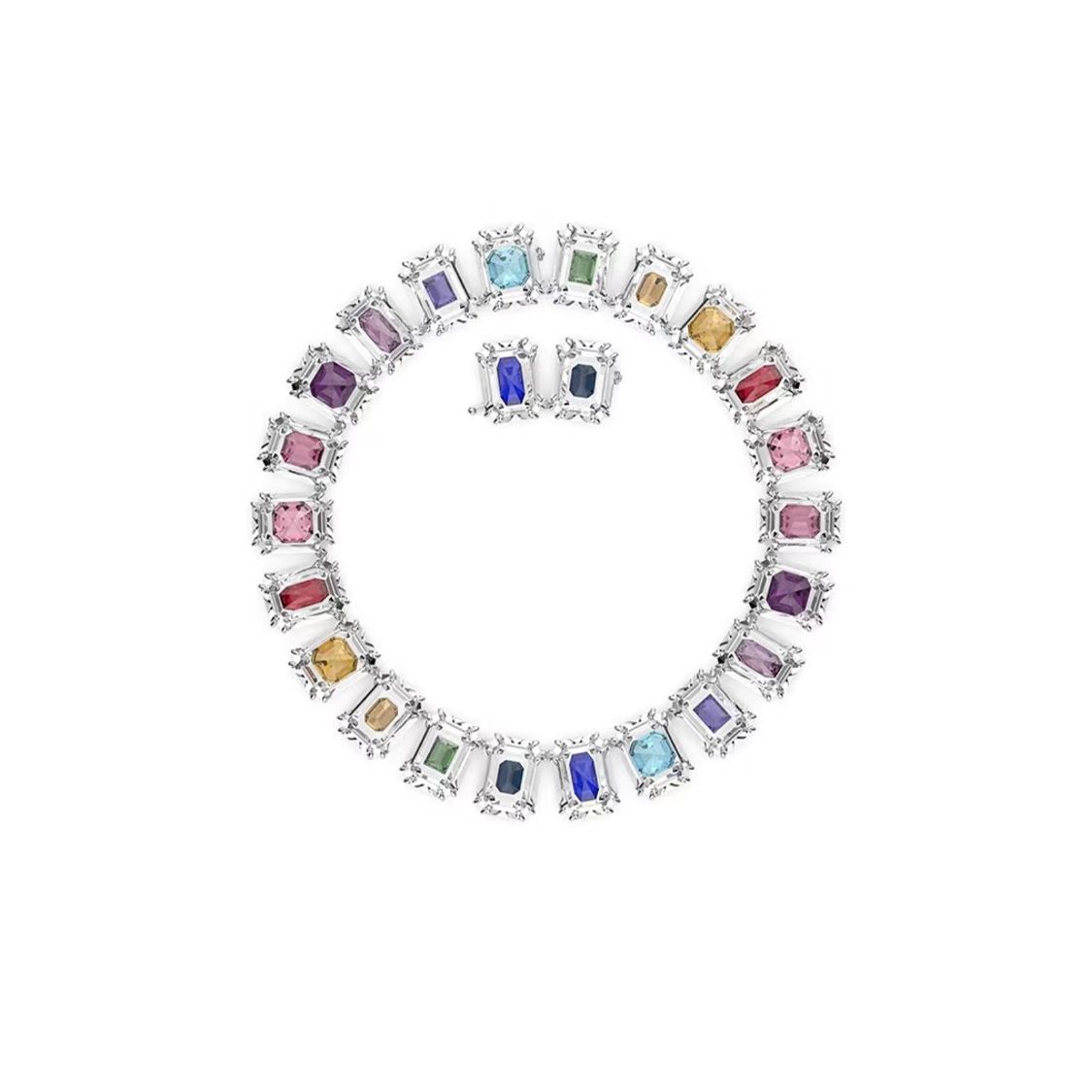 

Swarovski Chroma Patchwork Decoration Necklace Women necklace Multicolor 5600626 Shopping Bag