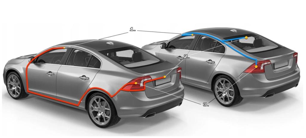 Video Recorder in the Mirror Car Reversing Camera Driving Recorder