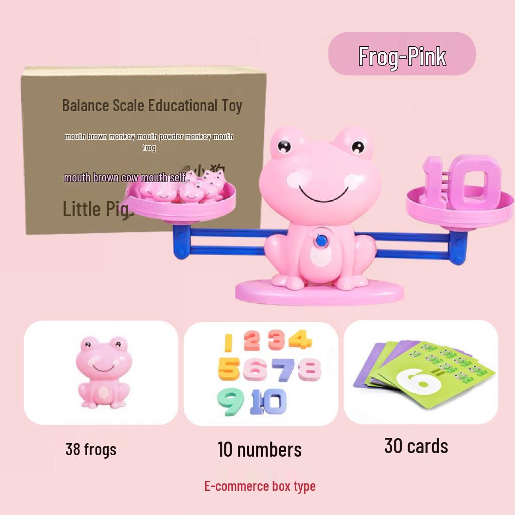 Digital Frog Balance Puzzle: Early Education Toy for Child's Cognitive and Logical Development