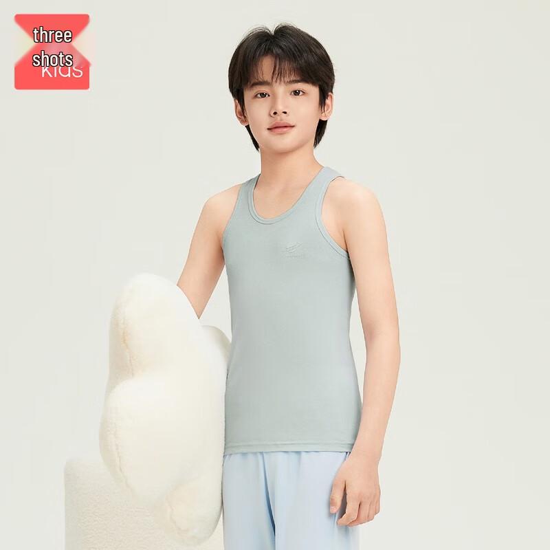 SANGIAO Kids  Comfort Ribbed Unisex Round Neck Vest 160