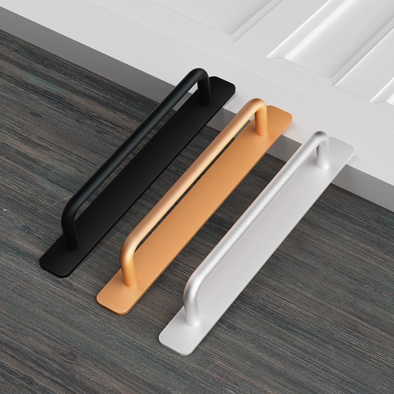 Aluminum Alloy No-Drill Door Handle for Glass, Window, Balcony, Sliding, and Cabinet Doors