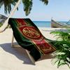Royal Heraldry Ornate Symbols beach towel Outdoor camping Portable for travel quick-drying swim towel Outdoor pool towel swim Comfort beach towel