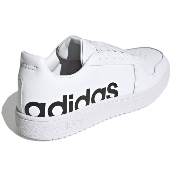 Adidas Neo Hoops 2.0 Non-Slip Durable Low-Top Retro Basketball Shoes Unisex Sneakers White Black GZ9118