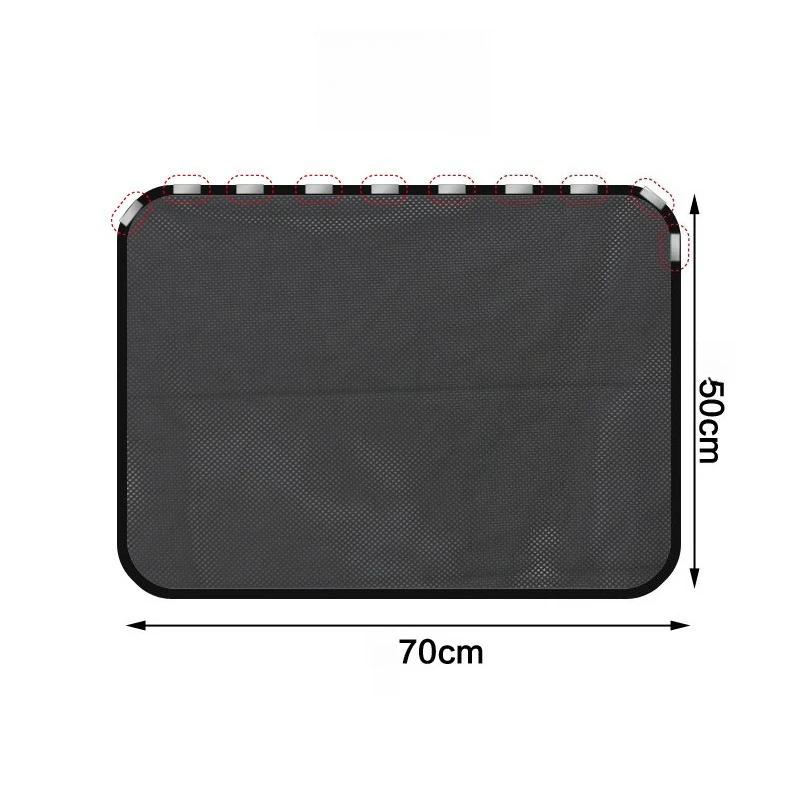 Magnetic Side Window Sunshade Sun Shade for Car Window Double Thickness Auto Windshield Sunshade Curtain Universal