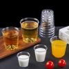 Eco-friendly Clear Plastic Disposable Party Shot Glasses Jelly Cups Tumblers Birthday Kitchen Accessories High Temperature Resistant Tea Cup for Drink