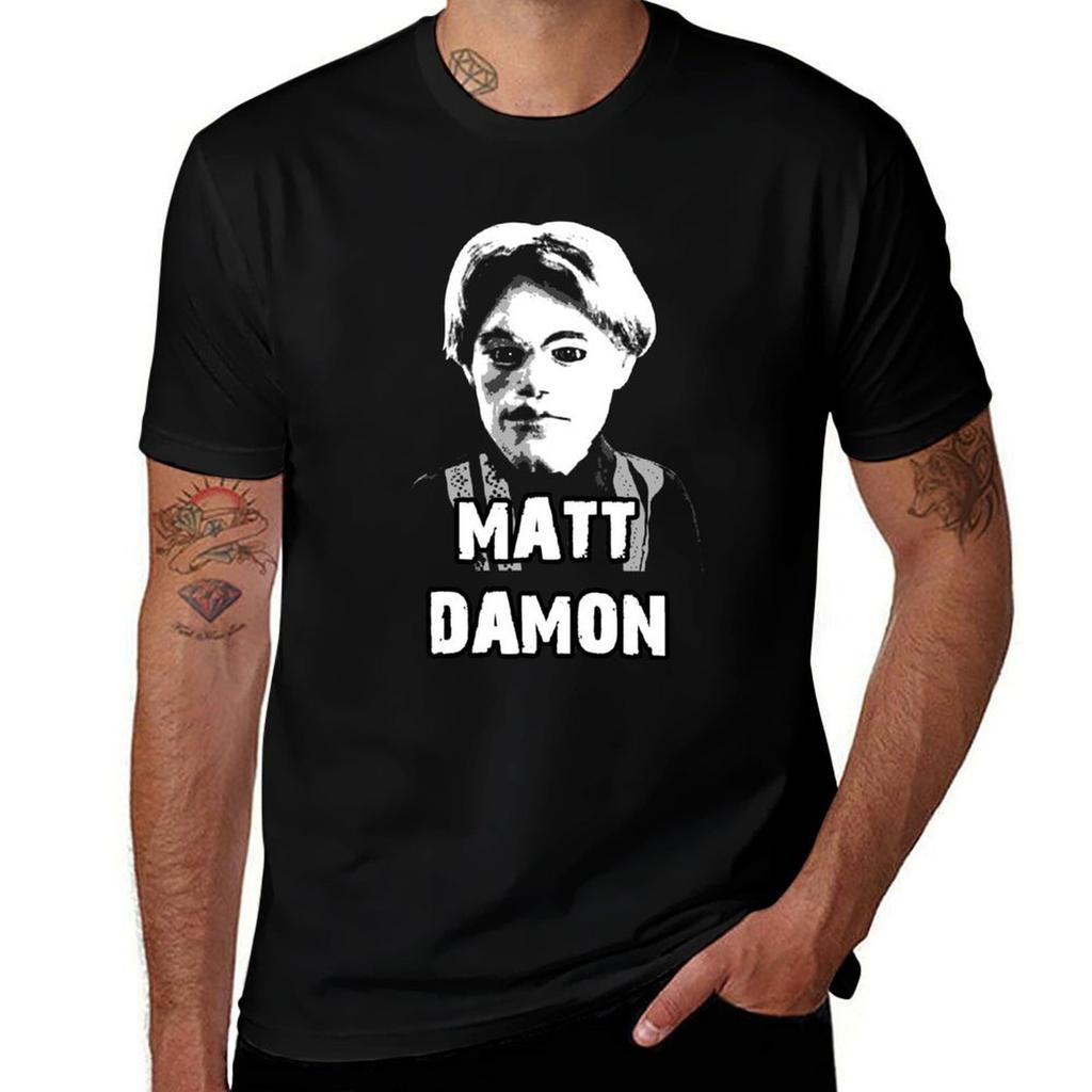 Matt Damon T-Shirt Arbeitskleidung Atmungsaktives T-Shirt