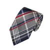[New Yorker Blue] Check Pattern (Multi-Check) Necktie NB915913 Navy Gray Free Size Business Suit Style Gift