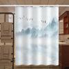 Bathroom Thickened Waterproof Curtain Mildew Proof Shower Curtain Shower Partition Curtain Shower Curtain Bathroom Curtain Free Perforation
