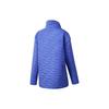 SAUCONY Solid Color Stand Collar Drop Shoulder Thick Cotton Jacket Women Jackets Light-Purple Blue SC1249062B-BL36