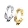 European American Style Luxury Zirconia Cross Ring for Women - Trendy, Elegant Finger Jewelry